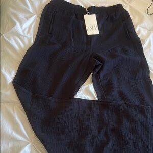 Zara Black Straight Leg Pants